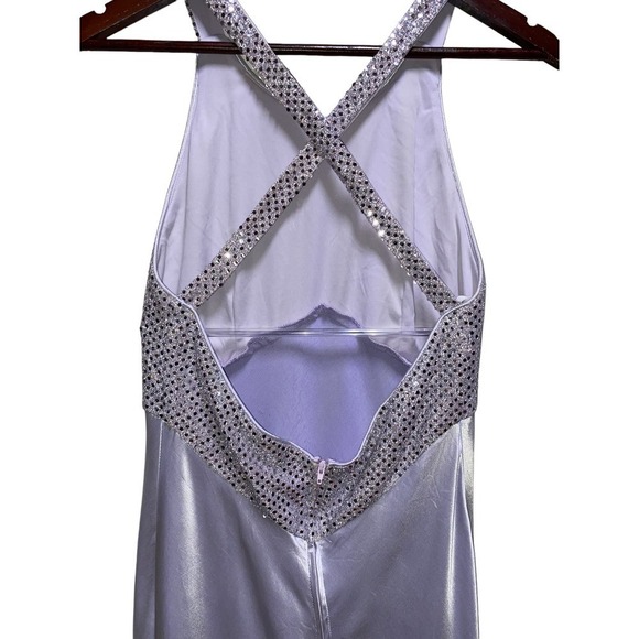 Y2K vintage Dress by Be Smart Size 11/12. Sequin & Satin Perfect for Pro… - Picture 4 of 9